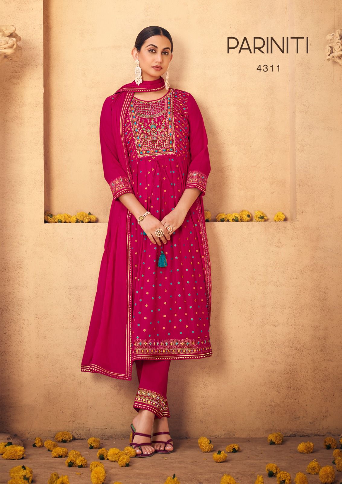 Rangoon Pariniti By Kessi Readymade Salwar Suits Catalog
